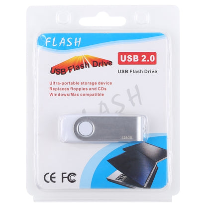 128GB Twister USB 2.0 Flash Disk, 128GB/White