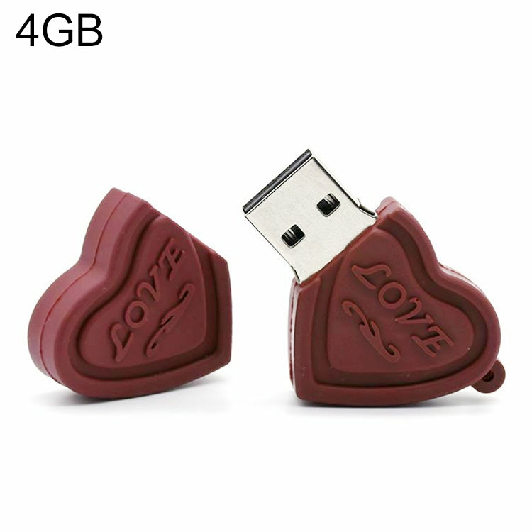 Dual Hearts Style 4GB USB Flash Disk, 4GB, 16GB