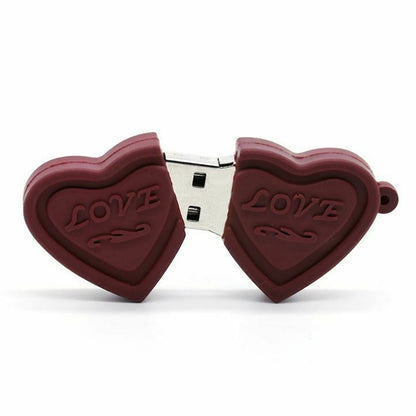 Dual Hearts Style 4GB USB Flash Disk, 4GB, 16GB