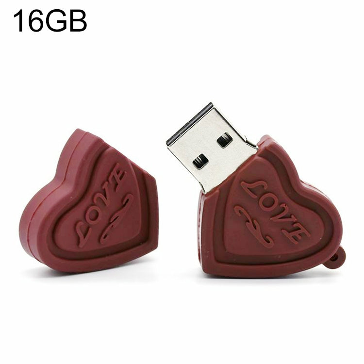 Dual Hearts Style 4GB USB Flash Disk, 4GB, 16GB