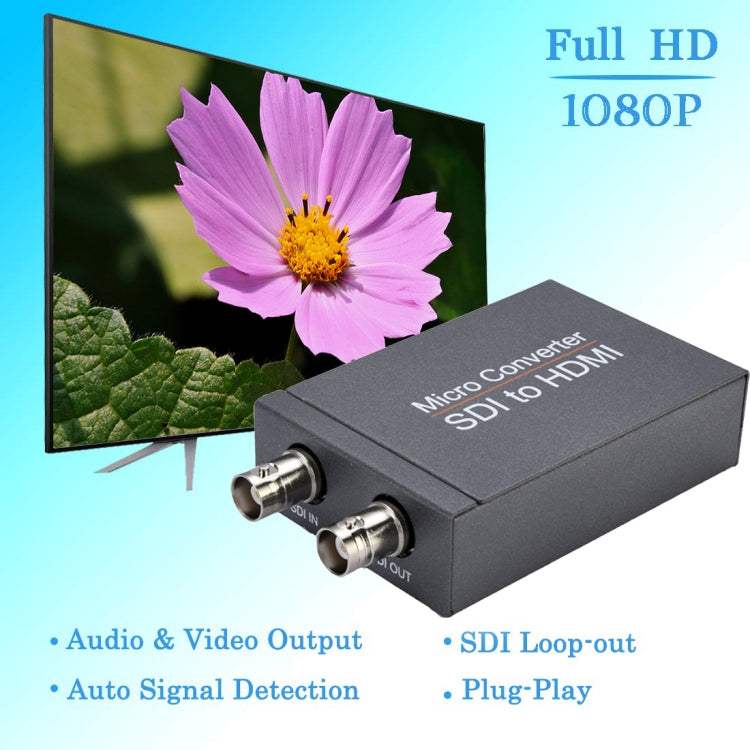NK-M008 3G / SDI to HDMI Full HD Converter, Double 3G-SDI to HDMI