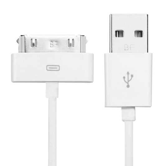 Cabo USB para iPhone 4 e 4S, iPhone 3GS/3G, iPad 2, iPod Touch, Comprimento: 1m (Com embalagem)
