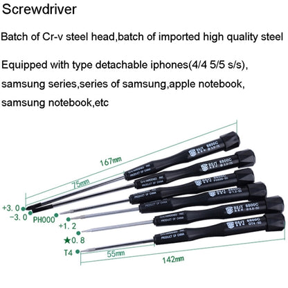 BEST BST-112 22 in 1 Profession Multi-purpose Repair Tool Set for Mobile Phone / Laptop Computer, BST-112