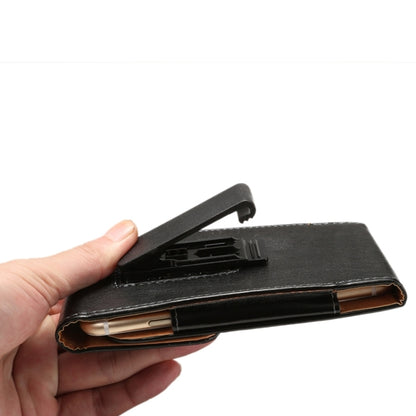 Universal Lambskin Texture Vertical Flip Leather Case / Waist Bag with Rotatable Back Splint for iPhone 6 Plus & 6S Plus, Galaxy Note 8 / Galaxy Note 5 / N920 & S6 Edge Plus / G928 & A8 / A800 & Note IV / N910