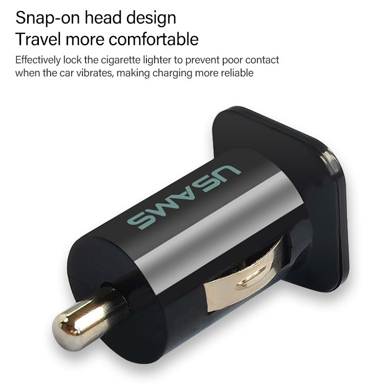 Cargador de coche de alto rendimiento con dos puertos USB de 2,1 A + 1 A para iPad Air 2, Air y 4, iPhone 6, 6 Plus, 5C, 5S, 4 y 4S, iPod touch, Galaxy Tablet/Note Series y otros teléfonos móviles y navegadores.