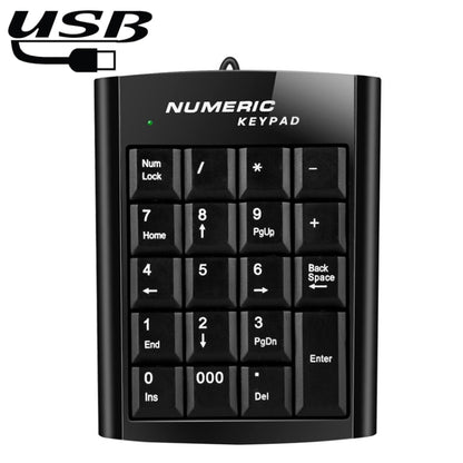 Mini teclado numérico USB con 19 teclas, teclado numérico USB