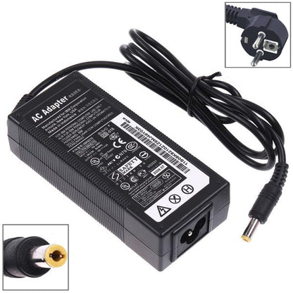 Adaptador CA com ficha europeia, 19V 4,74A 90W para portátil Lenovo, conectores de saída: 5,5 x 2,5 mm, fichas padrão europeia, australiana, americana e britânica.