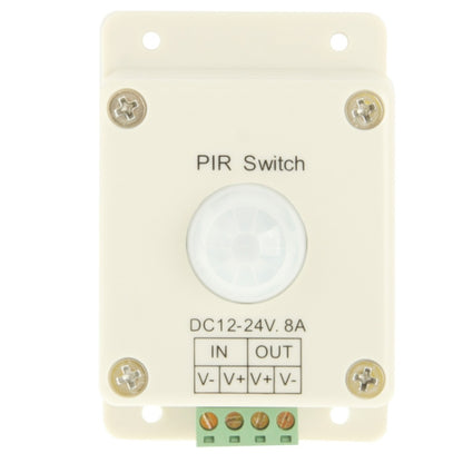 DC 12V-24V 8A PIR Switch Infrared Controller Motion Sensor Switch for LED Light