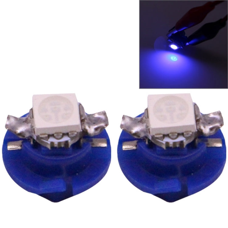 2 PCS B8.4 0.2W 12LM 1 LED SMD 5050 LED Instrument Light Bulb Dashboard Light for Vehicles, DC 12V, 0.2W B8.4