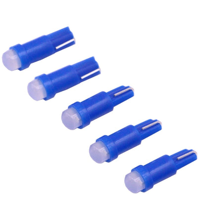 5 PCS T5 0.5W 20LM 1 LED COB LED Instrument Light Bulb Dashboard Light for Vehicles, DC 12V