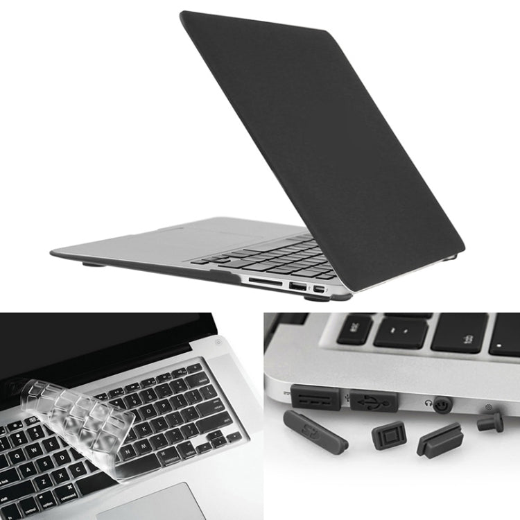ENKAY para Macbook Air de 11,6 polegadas (versão americana) / A1370 / A1465 Hat-Prince Capa protetora rígida fosca 3 em 1 de plástico com protetor de teclado e tampa de proteção contra poeira para portas