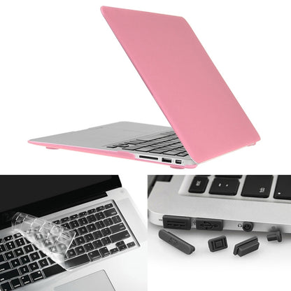 ENKAY para Macbook Air de 11,6 polegadas (versão americana) / A1370 / A1465 Hat-Prince Capa protetora rígida fosca 3 em 1 de plástico com protetor de teclado e tampa de proteção contra poeira para portas