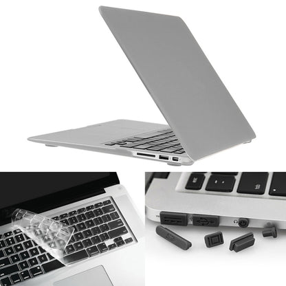 ENKAY para Macbook Air de 11,6 polegadas (versão americana) / A1370 / A1465 Hat-Prince Capa protetora rígida fosca 3 em 1 de plástico com protetor de teclado e tampa de proteção contra poeira para portas