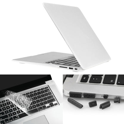 ENKAY para Macbook Air de 11,6 polegadas (versão americana) / A1370 / A1465 Hat-Prince Capa protetora rígida fosca 3 em 1 de plástico com protetor de teclado e tampa de proteção contra poeira para portas