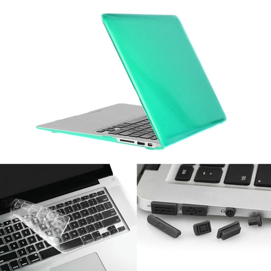 ENKAY para Macbook Air de 13,3 polegadas (versão americana) / A1369 / A1466 Hat-Prince Capa Protetora 3 em 1 de Plástico Rígido Cristal com Protetor de Teclado e Tampa de Portas