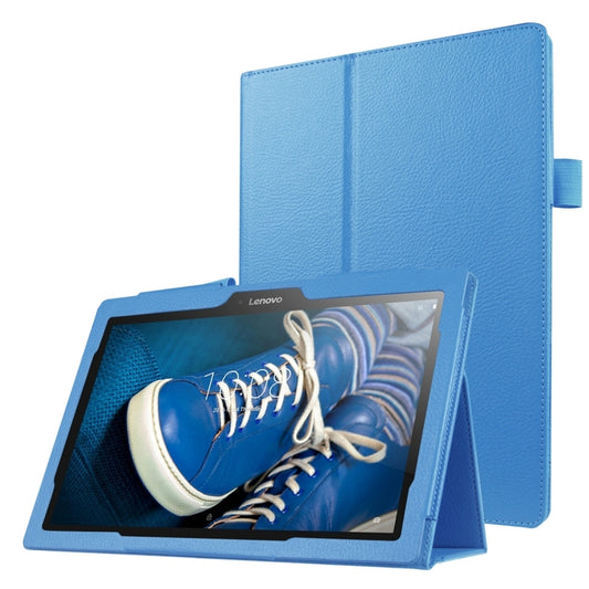 Capa em pele maciça com textura de lichia, formato assimétrico horizontal, com suporte, para Lenovo TAB 2 A10-30 X30F e TAB 2 A10-70F, 10,1 polegadas.