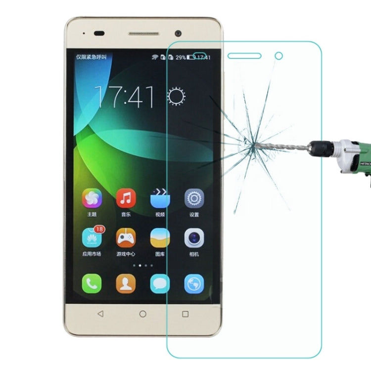 For Huawei Honor 4C 0.26mm 9H+ Surface Hardness 2.5D Explosion-proof Tempered Glass Film, 1pcs