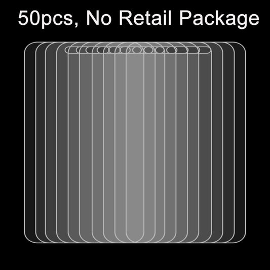 50 PCS for Huawei P8 0.26mm 9H Surface Hardness 2.5D Explosion-proof Tempered Glass Film, No Retail Package, 50pcs No Retail Package