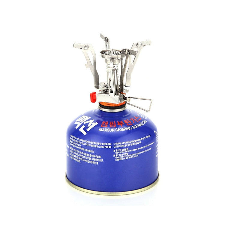 Estufa de gas portátil ultra mini de acero inoxidable para exteriores, mini estufa de acero inoxidable