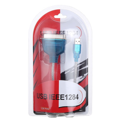 USB 2.0 to IEEE1284 Print Cable, Length: 1.5m, USB 2.0 to IEEE1284 (Blue)