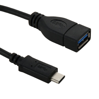 Cabo adaptador USB-C / Tipo-C 3.1 macho para USB 3.0 fêmea de 22 cm