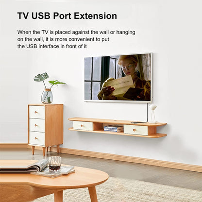 Cabo adaptador USB-C / Tipo-C 3.1 macho para USB 3.0 fêmea de 22 cm