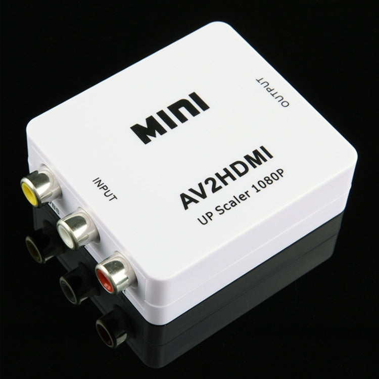 Adaptador convertidor de audio mini CVBS/L+R a HDMI, CVBS/L+R a HDMI