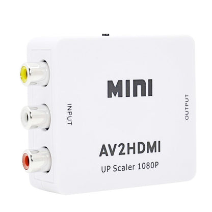 Adaptador convertidor de audio mini CVBS/L+R a HDMI, CVBS/L+R a HDMI