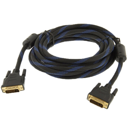 Nylon Netting Style DVI-I Dual Link 24+5 Pin Male to Male M / M Video Cable, Length: 3m, DVI 24+5 3m