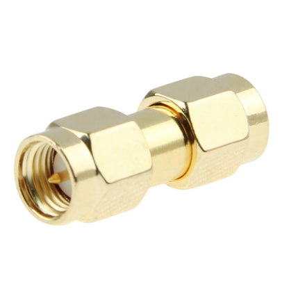 Gold Plated Male Adapter, SMA Male to Male, SMA Male to RP-SMA Male
