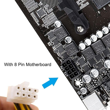 8 Pin Male to 4 Pin Female Power Cable, Length: 18.5cm, 8 Pin Male to 4 Pin Female