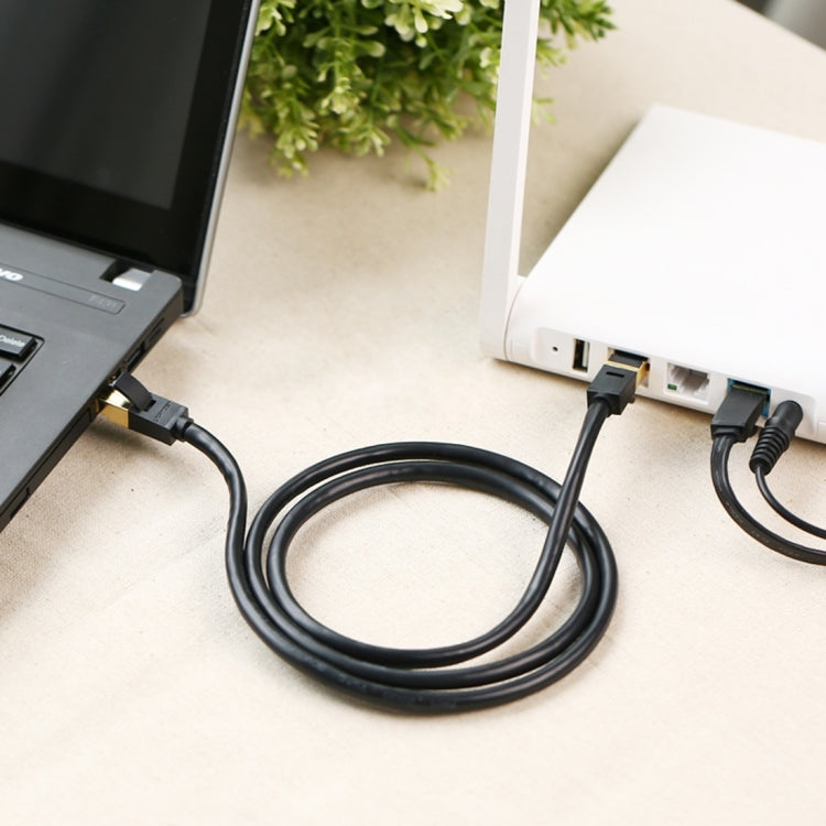 Cable de red LAN CAT7 de cobre con doble blindaje y baño de oro, longitud: 3 m