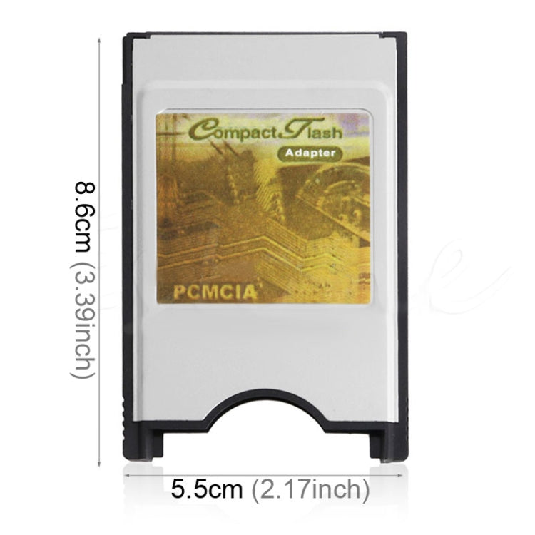 Adaptador PCMCIA de tarjeta Compact Flash CF a PC Lector de tarjetas, CF a PC