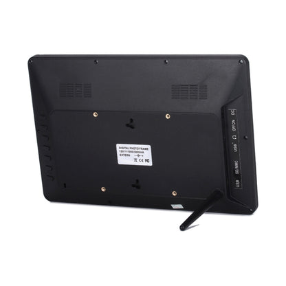 12.0 Inch LED Display Multi-media Digital Photo Frame with Holder / Music & Movie Player / Remote Control Function, Support USB / SD, Built in Stereo Speaker, 12.0 Inch