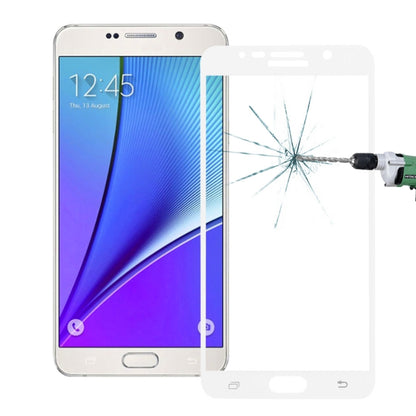 0.26mm 9H Surface Hardness Explosion-proof Colorized Silk-screen Tempered Glass Full Screen Film for Galaxy Note 5 / N920