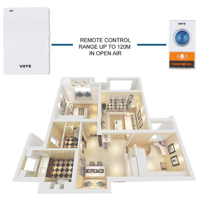 Timbre inalámbrico VOYE V005A con 38 sonidos de polifonía, V005A
