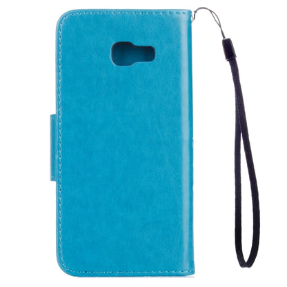 For Galaxy A5 (2017) / A520 Butterflies Love Flowers Embossing Horizontal Flip Leather Case with Holder & Card Slots & Wallet & Lanyard, For Galaxy A5 (2017)