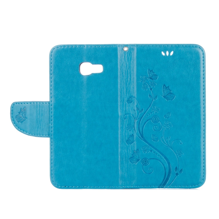 For Galaxy A5 (2017) / A520 Butterflies Love Flowers Embossing Horizontal Flip Leather Case with Holder & Card Slots & Wallet & Lanyard, For Galaxy A5 (2017)