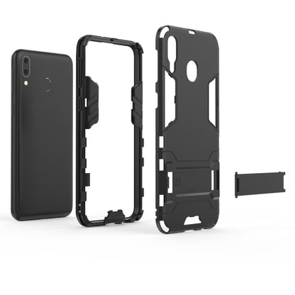 Shockproof PC + TPU Case for Galaxy M20, with Holder, For Samsung Galaxy M20, Galaxy M20