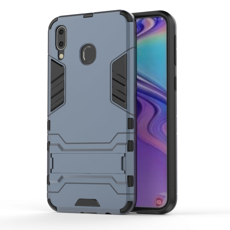 Shockproof PC + TPU Case for Galaxy M20, with Holder, For Samsung Galaxy M20, Galaxy M20