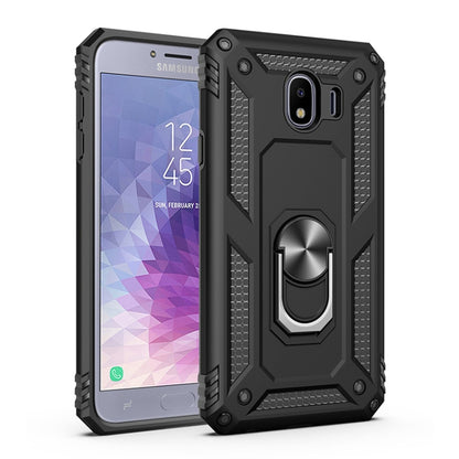 Sergeant Armor Shockproof TPU + PC Protective Case for Galaxy J4 2018, with 360 Degree Rotation Holder, For Galaxy J4 2018