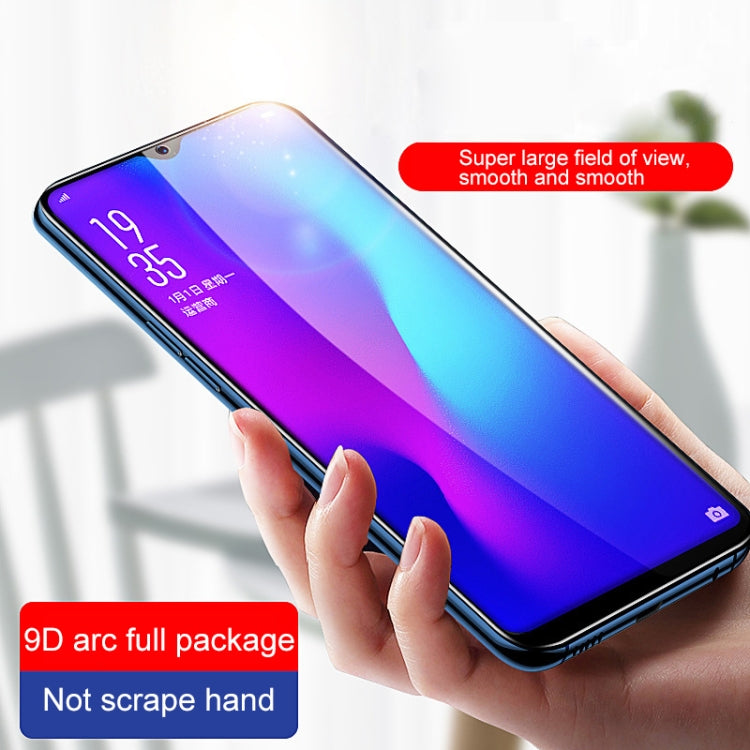For Galaxy A50s 9D Full Glue Full Screen Tempered Glass Film, For Galaxy A50s