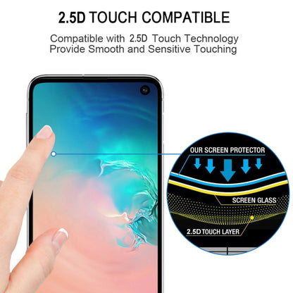 25 PCS 9H 2.5D Premium Curved Screen Crystal Tempered Glass Film for Galaxy S10, Lessen Version, For Galaxy S10, Lessen Version (25 PCS)