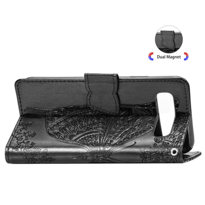 Butterfly Love Flowers Embossing Horizontal Flip Leather Case for Galaxy S10, with Holder & Card Slots & Wallet & Lanyard, For Galaxy S10