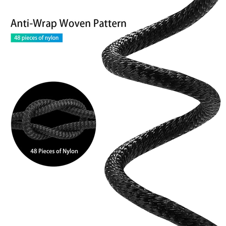 M11 3A USB to USB-C / Type-C Nylon Braided Magnetic Data Cable, Cable Length: 2m, USB-C / Type-C