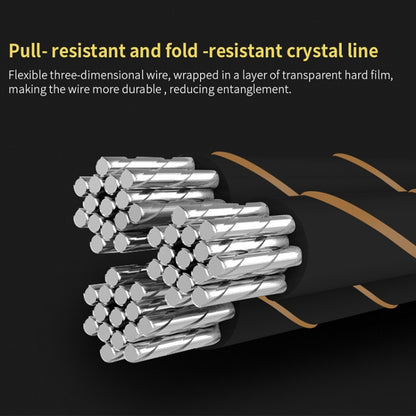 Auriculares intra-auriculares QKZ CK8 HiFi com quatro unidades para desporto e música.