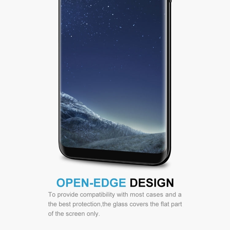 For Galaxy S8+ / G955 0.26mm 9H Surface Hardness 3D Explosion-proof Non-full Screen Curved Case Friendly Tempered Glass Film, For Galaxy S8+ / G955, For Galaxy S8+ / G955 Black Frame, For S8+ / G955, Galaxy S8+