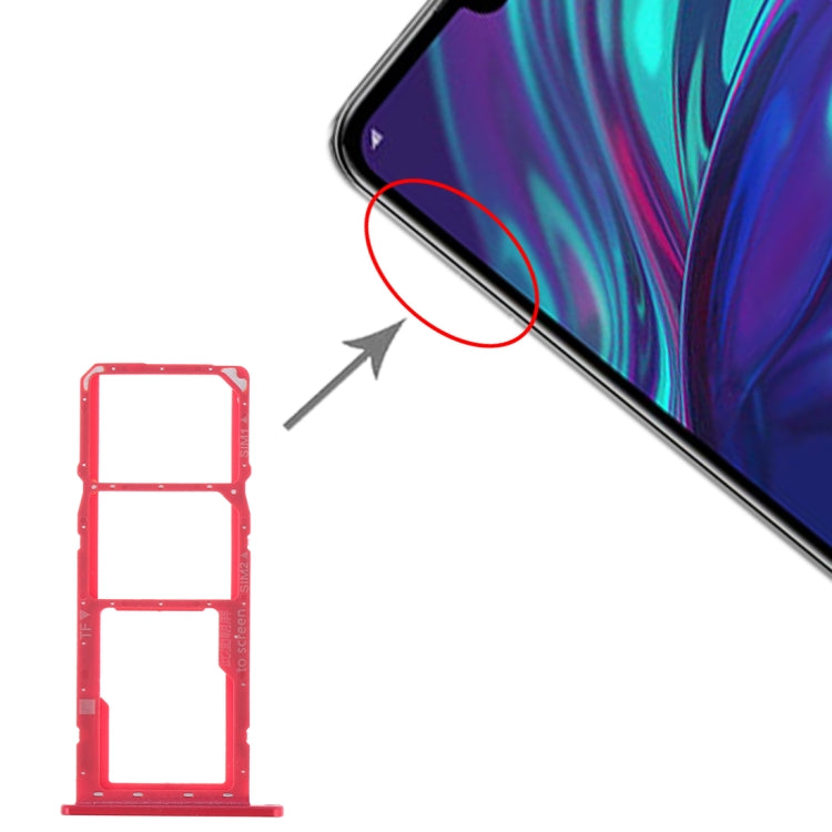 SIM Card Tray + SIM Card Tray + Micro SD Card Tray for Huawei Y7 (2019) / Y7 Pro (2019) / Y7 Prime (2019), For Huawei Y7 (2019), Fo Huawei r Y7 (2019)