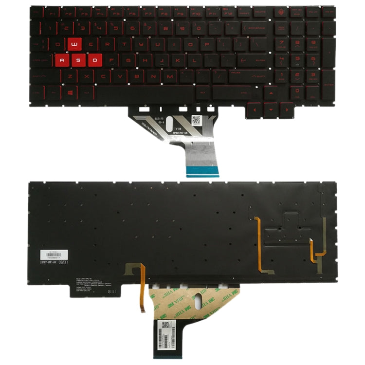 Teclado versão americana com retroiluminação para HP Omen 15-CE 15-CE000 15-CE026TX 15-CE005TX 15-CE006TX 15-CE001TX 15-CE002TX, para Omen 15-CE (EUA)