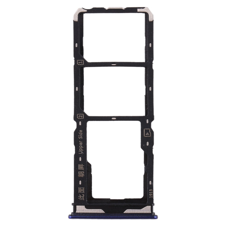 For Vivo  Y7s SIM Card Tray + SIM Card Tray + Micro SD Card Tray, For Vivo Y7s